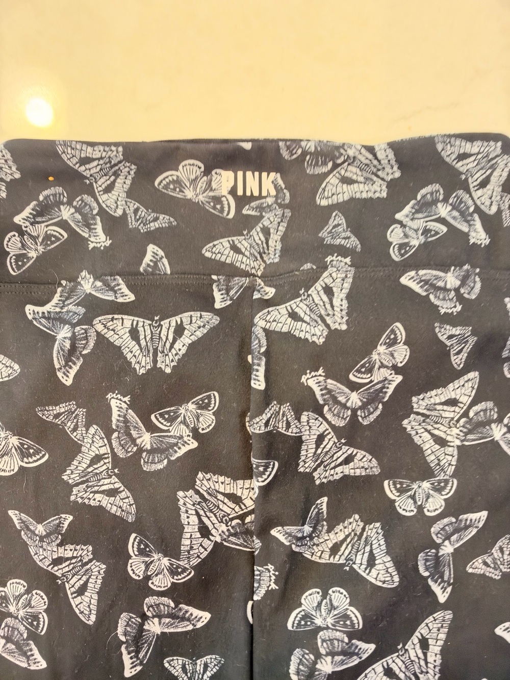 PINK Victoria's Secret Black, Light Blue & Black Butterfly Bike Shorts Set of 3 - Picture 10 of 10